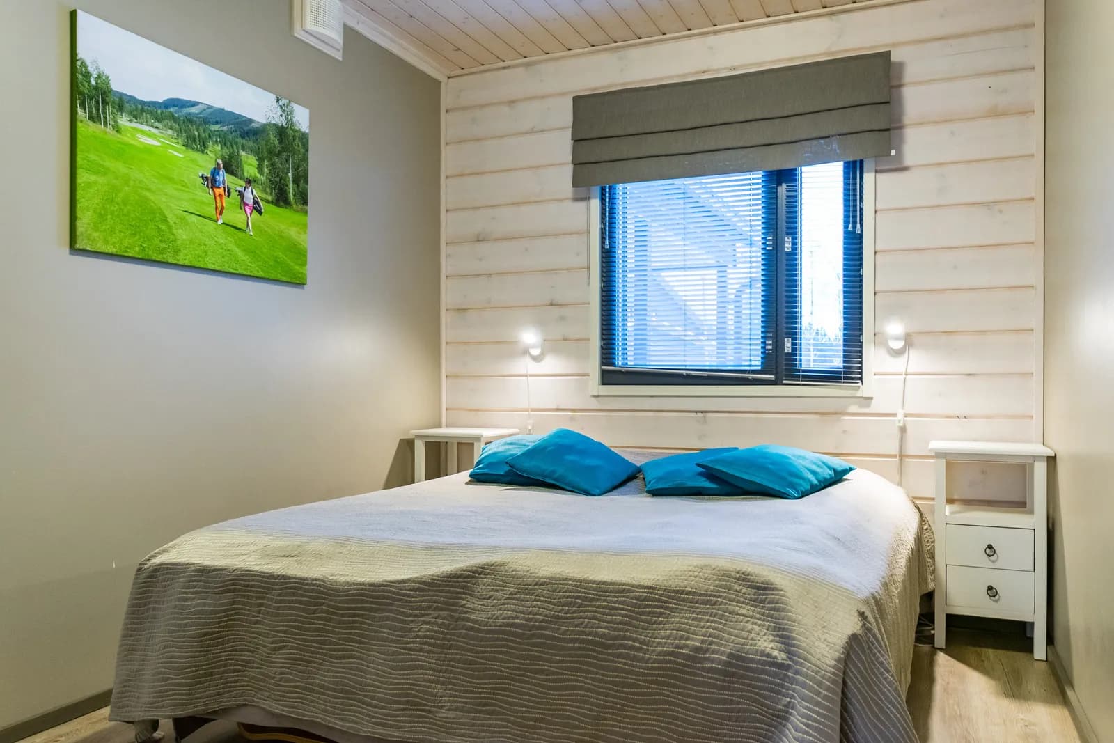 Double bedroom at Golfarinkunnas 6A