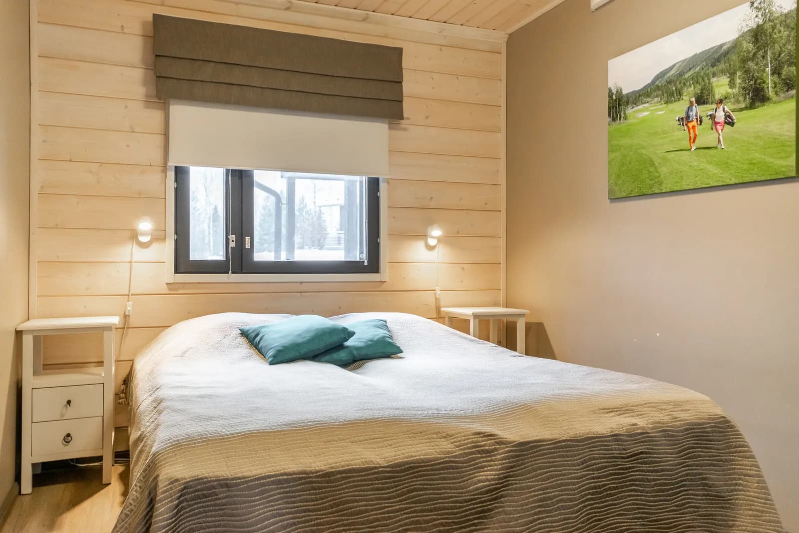 Double bedroom at Golfarinkunnas 6B